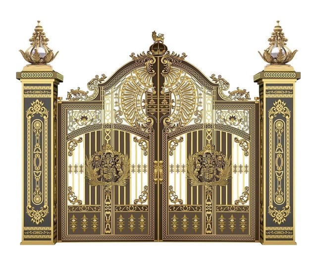 Hàng rào nhôm đúc cho Biệt thự nhà vườn