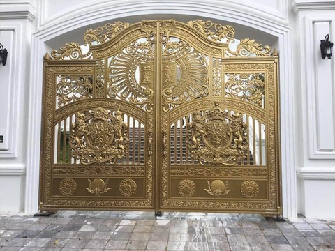 MẪU CỬA CỔNG NHÔM ĐÚC ĐẸP VÀ ĐẲNG CẤP NHẤT